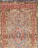 MUD,PERSIEN CA 163 X 98 CM. FLOR WOLLE MIT SEIDE.