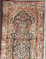 KASCHMIR,INDIEN CA 154 X 94 CM. FLOR SEIDIG.