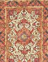 TäBRIZ FEIN,PERSIEN CA 153 X 105 CM. KORKWOLLE MIT SEIDE.CA 500.000 KN/QM.