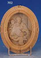 ELFENBEINRELIEF, DEUTSCH, UM 1830, DARST. DES HEILIGEN AUGUSTINUS MIT KINDERN, U. GL. G., H. 16,5 CM