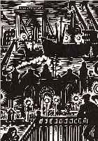 MASEREEL, FRANS, ZWEI HOLZSCHNITTE AUS DER MAPPE DAS GESICHT HAMBURGS, BEIDE HANDSIGNIERTAUF JAPANPAPIER, GESAMTAUFLAGE 200 EXEMPL., DAVON 80 ...