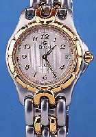 CHAGALL HERRENARMBANDUHR AUTOMATIK, REF.- NR. O1T-51-BM, SCHWEIZ UM 1995, EDELST. MATT.,SOWIE EDELST.-BAND, SCHR.-KRONE, LüNETTE WIE ZWISCHENGL. ...
