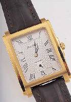 LOUIS ERARD HERRENARMBANDUHR, REF.-NR. 45108, SCHWEIZ UM 1998, METALL HART VERG., TEILW. SATINIERT, TEILW. POL., EDELST.-BODEN GEDR., ...