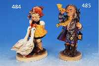 HUMMELFIGUR, GOEBEL, 40ER JAHRE, STEINGUT, H. 14 CM, NACHTWäCHTER