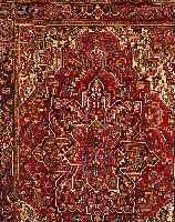 HERITZ,PERSIEN CA.332 X 230 CM. EHZ.3 CA.40 JAHRE FLOR WOLLE.
