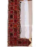 AZERBEIJAN ZELTSCHMUCK CA.138 X 55 CM. EHZ.3 CA.40 JAHRE FLOR WOLLE
