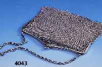 ABENDTASCHE, 84ER SILBER, RUßLAND DAT. 1864, STADTMARKE KALUGA, MEISTERMARKE IF UNGED., BüGEL MIT SäGEARBEIT, ZISELIERTE ROCAILLEN, ...