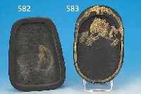 TUSCHESTEIN, CHINA, UM 1900, REICH RELIE- FIERT, PARTIELL GOLDFARBEN GEFASST, CA. 22 X 14 X 6 CM