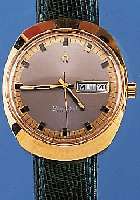 OMEGA HERRENARMBANDUHR SEAMASTER-COSMIC, REF.-NR. 166/035, SCHWEIZ UM 1969, METALL- EINSCHALENGEH. HARTVERG. (20 MICRON), GET. A-WELLE, TAG ...