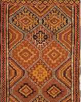 SCHIRWAN-KELIM CA.340 X 124 CM. EHZ.2-3 WOLLE-WOLLE CA.50 JAHRE
