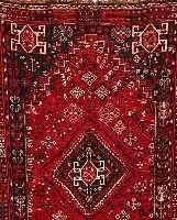 SCHIRAZ,PERSIEN CA.272 X 172 CM. EHZ.3 CA.30 JAHRE WOLLE-WOLLE