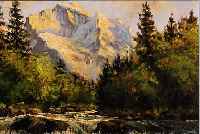 NUßBAUMER, 1867 KLAGENFURT-1935, GEBIRGSBACH, ÖL/LWD, LI. U. SIGN., CA. 38 X 46 CM, R.