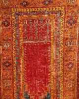 LADDIK,TÜRKEI CA.190 X 112 CM. EHZ.5 WOLLE-WOLLE UM 1890.