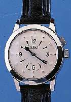 ARSA BLINDENARMBANDUHR, REF.-NR. 63427/1, SCHWEIZ UM 1964, METALL VERCHR., EDELST.-BODENGEDR., VERGL. M. SPRUNGDECKELEFFEKT M. DRüCKERAUßEN 2, ...