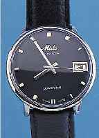 MIDO HERRENARMBANDUHR OCEANSTAR, REF.-NR. 2494437, SCHWEIZ UM 1965, EDELST., EINSCHALEN-GEH., GET. A-WELLE, ZENTRALSEK., DATUM, BLATT REST., ...