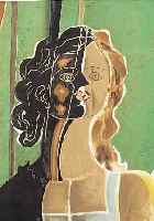 BRAQUE, GEORGES, 1882-1963, FARBLITHOGRAPHIE, CA. 235 X 25 CM, FIGURE, AUS VERVE, NR. 5-6, 1939, PP, U.GL., R.