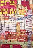 HUNDERTWASSER, FRIEDENSREICH , PLAKAT ZUR AUSSTELLUNG IM MUSEUM FüR ANGEWANDTE KUNST WIEN 1978, FARBOFFSET ...