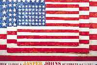 JOHNS, JASPER , THREE FLAGS, PLAKAT ZUR AUSST. IM MUSEUM LUDWIG KöLN 1997, FARBOFFSET, ...