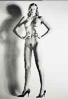 NEWTON, HELMUT, BIG NUDE, PLAKAT ZUR AUSST. GALERIE NIEMANN BERLIN 1995, OFFSET AUF DüNNEM ...