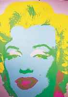 WARHOL, ANDY, 1928-1987, MARYLIN, FARBSIEB- DRUCK, EDITION SUNDAY B. MORNING, RüCKSEITIG GESTEMPELT: FILL IN YOUR OWN SIGNATURE, CA. 91 X 91 CM