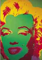 WARHOL, ANDY, 1928-1987, MARYLIN, FARBSIEB- DRUCK, EDITION SUNDAY B. MORNING, RüCKSEITIG GESTEMPELT: FILL IN YOUR OWN SIGNATURE, CA. 91 X 91 CM