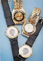 KONVOLUT: 7 ANKER HERRENARMBANDUHREN, ALLE VERSCH. DESIGN, UNGETR. LAGERW. NACH GE- SCHäFTSAUFL., GEFERT. IN DER ZEIT UM 1968, AL-LES ...