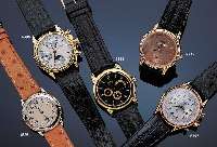 PIQUOT HERRENARMBANDUHR MERIDIEN, SCHWEIZ UM 1998, RG 750/000, KUPFERFARB. BLATT, BEID- S. MINERALVERGL., SCHMUCKKRONE, VOLLKALENDER- ANZ. AUßER ...