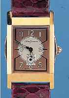 NUMA JANNIN HERRENARMBANDUHR NOSTALGIE, SCHWEIZ UM 1984, METALL HARTVERG., SCHARNIER- BODEN VERCHR., LEDERB., NEUTR. ETUI, 2-FARB. BLATT, ...