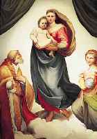SCHMEISSER, WILHELM, DEUTSCHER MALER UM 1900, KOPIE NACH DER SIXTINISCHEN MADONNA, ÖL/ LWD, RE. U. SIGN., LASIERENDE MALEREI, CA. 125 X 92 ...