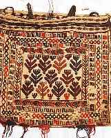 TYMORI, PERSIEN, 38 X 34CM, EHZ 3-4 WOLLE AUF WOLLE, UM 1930