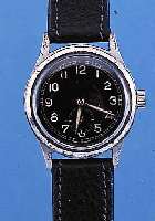 FELSA HERRENARMBANDUHR AUTOMATIK, REF.NR. 6280, SCHWEIZ UM 1945, METALL VERCHR., ALTERS-BED. BER., EDELST.-SCHR.-BODEN, SCHW. BLATT (MILITARY), ...