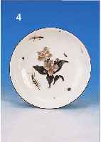 KLEINER TELLER, MEISSEN, UM 1740-45, PORZELLAN, BUNTE BLUMENMALEREI MIT INSEKTEN, WOHL KLINGE, D. CA. 13 CM, AM RAND MIN. BEST.