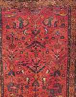 LORI,PERSIEN CA.184 X 143 CM. EHZ.3 FLOR WOLLE CA.40 JAHRE.