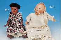 PORZELLANKOPFPUPPE, ARMAND MARSEILLE, UM 1910, H. 28 CM, NUM. 1894, EIN FINGER BEST., L. FARBSCHäDEN