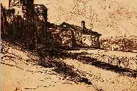 HADEN, FRANCIS SEYMOUR, *1818 LONDON - 1910, HOCHGEACHTETER BRITSCHER GRAFIKER, DER ZUERST ALS CHIRURG TäTIG WAR, WAR ENG MIT WHISTLER VERBUNDEN, ...