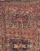 KAZAK,RUSSLAND CA. 205 X 152 CM. EHZ.4 WOLLE AUF WOLLE,UM 1910.