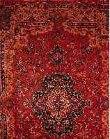 KHANSAR, PERSIEN, 380 X 292CM, EHZ 3 FLOR WOLLE, CA.50 JAHRE