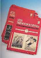 "NEUE UHRMACHER-ZEITUNG", ULM, 20 AUSGABEN,NR. 12+20 V. 1952,NR. 3,4,14,19,22+24 V. 1953,NR. 2,5,7,9,11,14+20 V. 1954, NR. 1,2,6,11+21 V. ...