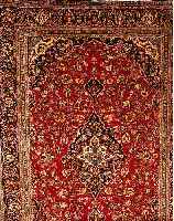 KESCHAN, PERSIEN, 350 X 246CM, EHZ 3-4 FLOR WOLLE, CA.30 JAHRE