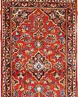 KESCHAN, PERSIEN, 127 X 70CM, EHZ 3 FLOR WOLLE, CA.30 JAHRE