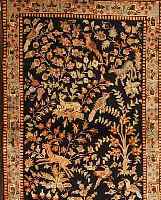 TABATABAI, PERSIEN, 152 X 96CM, EHZ 3 FLOR WOLLE, CA.35 JAHRE