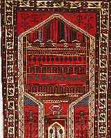 TEYMEH, AFGHANISTAN, 137 X 86CM, EHZ 2 WOLLE AUF WOLLE, CA.30 JAHRE