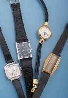 KONVOLUT: 8 DUGENA DAMENARMBANDUHREN, ALLE UNGETR. LAGERW., NACH GESCHäFTSAUFG., ALLE VERSCH. DESIGN, ALLE HANDAUFZUG, STOßGES., GEFERT. IN ...