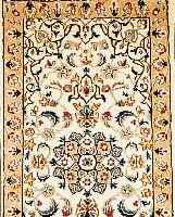 NAIN,PERSIEN CA 110 X 60 CM. FLOR WOLLE MIT SEIDE.