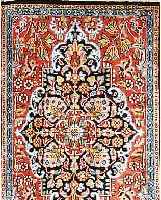 KASCHMIR,INDIEN CA 98 X 63 CM. FLOR SEIDIG.