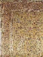 KESCHAN,PERSIEN CA 404 X 298 CM. FLOR WOLLE.CA 40 JAHRE.