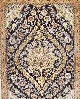 NAIN,PERSIEN CA 132 X 88 CM. FLOR WOLLE MIT SEIDE.
