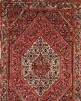 BIDJAR,PERSIEN CA 113 X 73 CM. FLOR WOLLE.