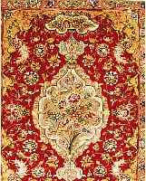 TäBRIZ FEIN,PERSIEN CA 95 X 68 CM. KORKWOLLE MIT SEIDE.CA 500.000 KN/QM.