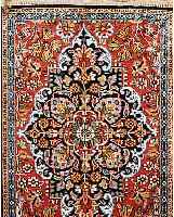 KASCHMIR,INDIEN CA 97 X 62 CM. FLOR SEIDIG.